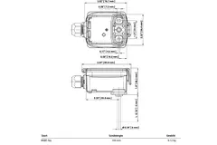 Belimo sensor de temperatura de canal/inmersión NTC10k (10k2) 100x6 mm - 01DT-1LL