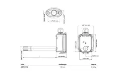 Belimo sensor de conducto para humedad y temperatura - sonda 140 mm - 22DTH-11M