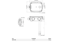 Sensor de canal Belimo para humedad y temperatura - Modbus RTU - sonda 140 mm - 22DTH-15M