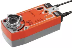 Actuador de válvula rotativa Belimo con retorno por muelle 24V - abrir/cerrar - 10 Nm - NF24A-S2