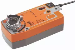 Actuador de válvula rotativa Belimo con retorno por muelle 24V - abrir/cerrar - 20 Nm - SF24A