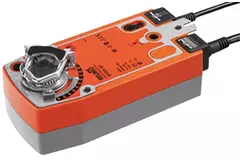 Actuador de válvula rotativa Belimo con retorno por muelle 24V - abrir/cerrar - 20 Nm - SF24A-S2