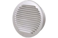 Rejilla de ventilación redonda 80 mm aluminio - EL-A-R80 ALU