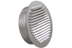 Rejilla de ventilación circular 250 mm aluminio - EL-A-R250 ALU