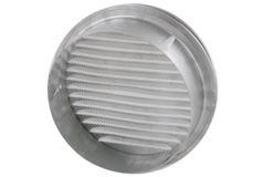 Rejilla de ventilación circular 250 mm aluminio - EL-A-R250 ALU