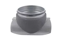 Injerto para conductos ovalados de Thermoduct 160 mm - 160 mm (90 grados)
