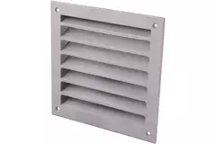 Rejilla exterior aluminio 100x100 mm - Aluminio