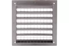 Rejilla exterior aluminio 100x100 mm - Aluminio