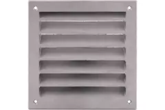 Rejilla exterior aluminio 100x100 mm - Aluminio