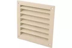 Rejilla exterior de aluminio 100x100 mm - RAL 1015
