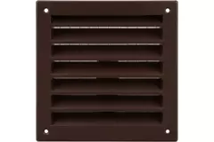 Rejilla exterior aluminio 100x100 mm - RAL 8016