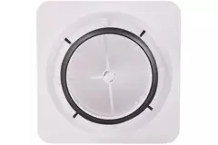 Válvula ClimaConnect Design cuadrada, Ø 125 mm - blanca