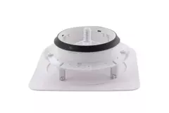 Válvula ClimaConnect Design cuadrada, Ø 125 mm - blanca