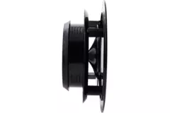 Válvula ClimaConnect Design redonda, Ø 125 mm - negra