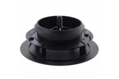 Válvula ClimaConnect Design redonda, Ø 125 mm - negra