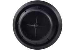 Válvula ClimaConnect Design redonda, Ø 125 mm - negra