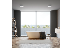 Válvula ClimaConnect Design redonda, Ø 125 mm - blanca