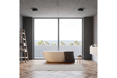 Válvula ClimaConnect Design redonda, Ø 125 mm - negra