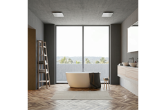 Válvula ClimaConnect Design cuadrada, Ø 125 mm - blanca