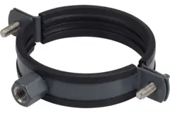 Soporte metálico de 180 mm de diámetro con goma (envío por cuenta del cliente) RAL7016