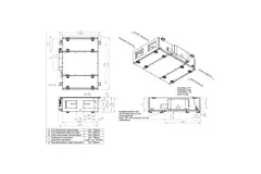Cajas de tratamiento de aire Maxivent WTW con intercambiador de calor de contracorriente de 700 m³/h, horizontal a la derecha - PHE 700 F OOJR