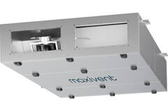 Cajas de tratamiento de aire Maxivent WTW con intercambiador de calor de contracorriente de 2800 m³/h con batería de agua caliente a la izquierda - PHE 2800 F WOJL