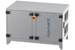 Cajas de tratamiento de aire Maxivent WTW con intercambiador de calor de contracorriente de 700 m³/h con calentador eléctrico, horizontal a la derecha - PHE 700 H EOJR