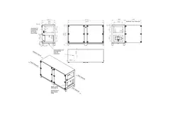 Cajas de tratamiento de aire Maxivent WTW con intercambiador de calor de contracorriente de 2800 m³/h con batería DX, horizontal a la derecha - PHE 2800 H ODJR