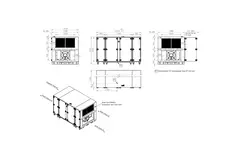 Cajas de tratamiento de aire Maxivent WTW con intercambiador de calor de contracorriente, 5000 m³/h, horizontal-horizontal a la izquierda - PHE 5000 H OOJL T 01