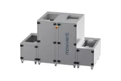 Cajas de tratamiento de aire Maxivent WTW con intercambiador de calor de contracorriente, 4200 m³/h, vertical a la izquierda - PHE 4200 V OOJL T