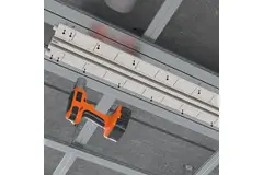 Difusor de ranura Ergovent sin marco 1050 mm con diámetro de conexión 125 mm - climatización - 2 ranuras