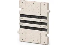 Pieza de unión Ergovent para rejillas lineales modulares encajables de 200 mm - 3 ranuras