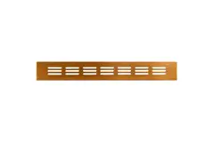 Rejilla de zócalo de aluminio - cobre cepillado L=300 mm x H=40 mm - RA430G