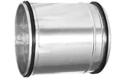 Conexión deslizante alargada para tubo helicoidal de ø 315 mm (galvanizada)
