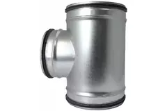 Racor en T de Ø 200 mm - Ø 100 mm para tubos helicoidales (90°)