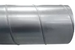 Tubo helicoidal Ø 100mm longitud 1,5 metros - Galvanizado