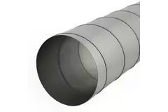 Tubo helicoidal Ø 125mm longitud 1,5 metros - Galvanizado - a medida RAL7035