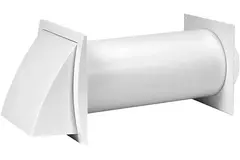 Pasamuros de ventilación SPK3 Ø100mm con válvula de no retorno