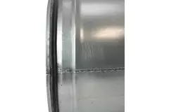 Codo helicoidal redondo 45º Ø 125 mm para tubos helicoidales