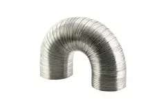 Manguera de ventilación rígida de aluminio diámetro Ø 120 mm longitud 3 metros