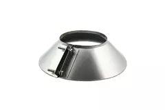 Collarín antilluvia para tubos helicoidales Ø 180 mm -Galvanizado