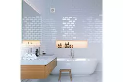 Extractor de baño Supra con temporizador ajustable Ø 100 mm -100T