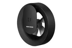 Extractor de baño Svara con temporizador, sensor de humedad y de luz, 100-125 mm (controlado por aplicación) NEGRO
