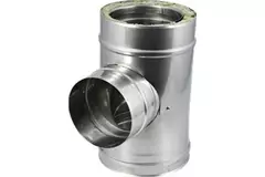 Diámetro DW 200 mm (200/250) Pieza en T T90 EW I316L/I304 (D0,5/0,6)