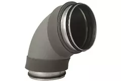 Codo aislado Thermoduct 90 grados con diámetro de 315 mm