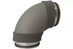 Codo aislado Thermoduct 90 grados con diámetro de 315 mm