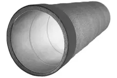 Tubo espiral aislado Thermoduct - diámetro 200 mm - 1000 mm - capa aislante de 9 mm