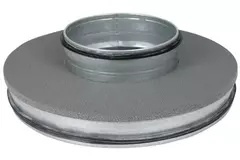 Tapa aislada Thermoduct con boquilla plana y diámetro de 200 mm - 160 mm
