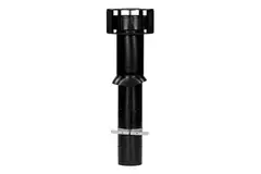 Campana de ventilación Ubbink Multivent Ø 166 mm negra 400 m³/h - longitud 1100 mm