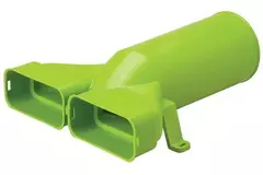 Ubbink Air Excellent 55SC adaptador de válvula 125 2x180°